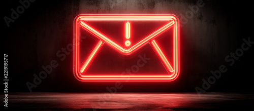 red email icon symbol