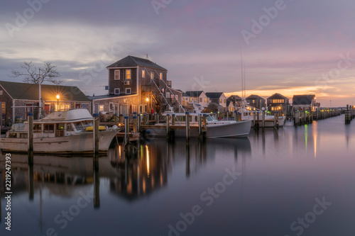 Old south wharf Nantucket dock houses