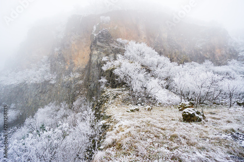Winter Fog Rock