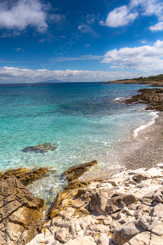Croatia, Istria, view of coast near Liznjan