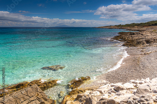 Croatia, Istria, view of coast near Liznjan