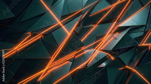 Abstract streaks of light creating dynamic lines over a dark textured background