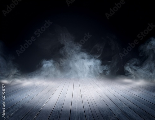 stage floor gathering smoke fog effect white background cutout isolated background