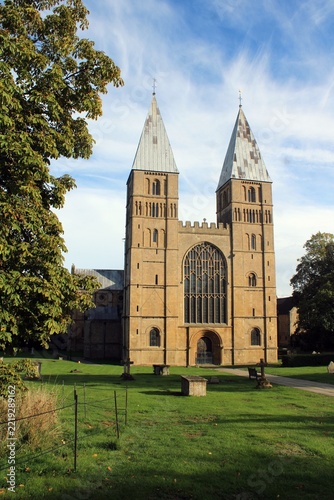 Southwell Minster, Nottinghamshire, viewed from the west.