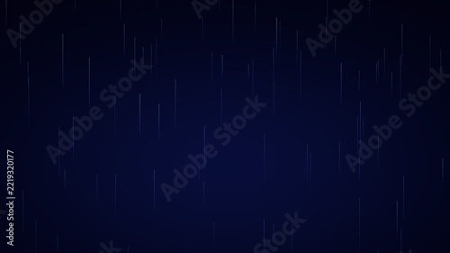 Abstract digital data streams floating up on a dark blue background in a futuristic technology motion loop