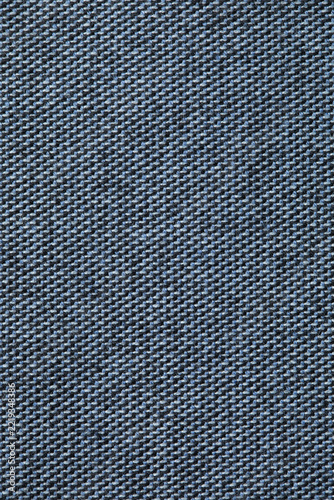 Dark Blue Woven Fabric Texture Close Up Background