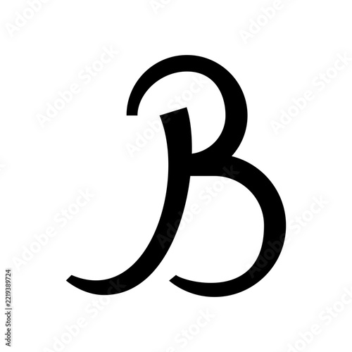Elegant B letter logo