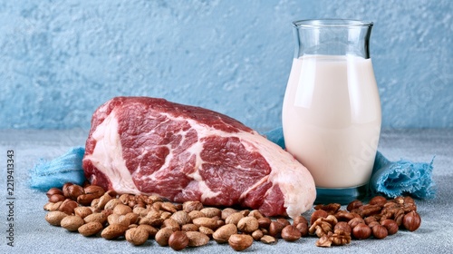 meat, food, beef, raw, sausage, red, pork, steak, fresh, dinner, fat, isolated, salami, cooking, white, meal, ingredient, plate, slice, roast, burger, hamburger, uncooked, minced, barbecue