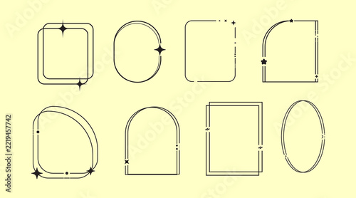 Minimalist Asset Elements Pack. Perfect for posters and other decorative designs.