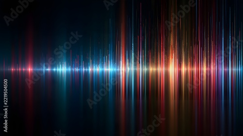 Abstract sound wave equalizer