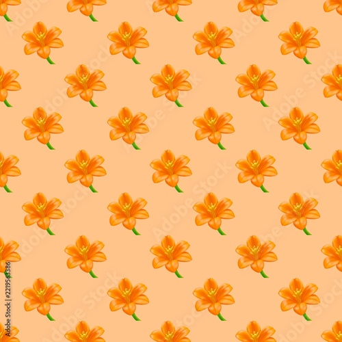 seamless background with flowers