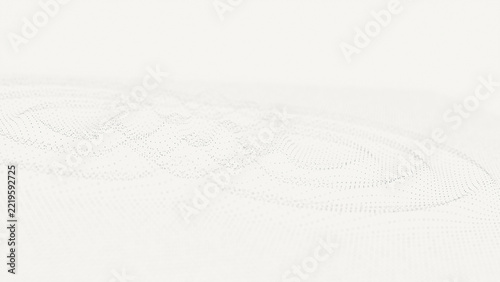 Offset nested rings particle background