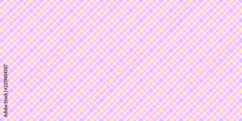 Pastel Purple Pink Diagonal Plaid Seamless Pattern Vector Background