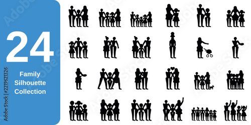 vector illustration of people silhouettes