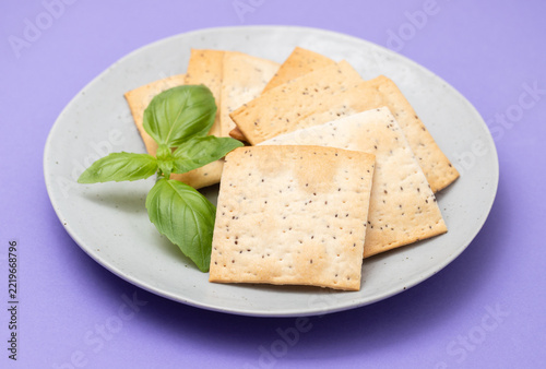 Savory Cookies with Chia Seeds