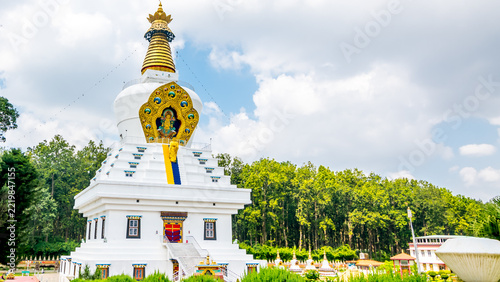 Mindrolling Monastery, also known as the Buddha Temple, is a major Tibetan Buddhist center located in Clement Town, Dehradun