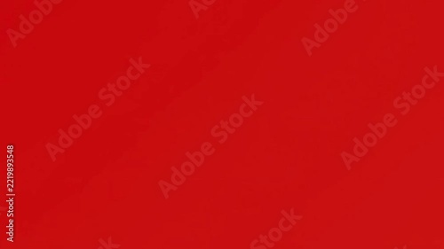 3D spinning Planet Earth globe zooming out and disappearing into a solid red background.