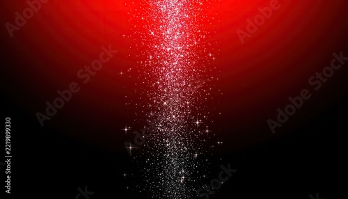 Abstract Red and Black Particle Explosion Background.