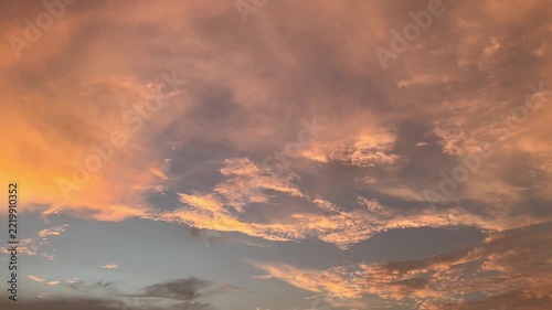 sky, cloud, red, beautiful, landscape, yellow, beauty, orange