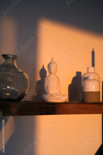 holy statue on self