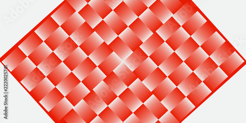 Red Gradient Checkerboard Pattern Seamless Abstract Background Texture for Design and Decoration