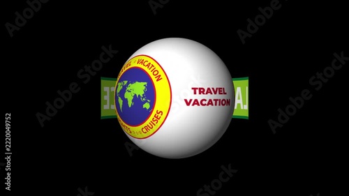 Last chance travel agency vacation offer animation