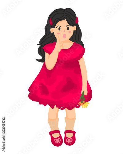 girl in red