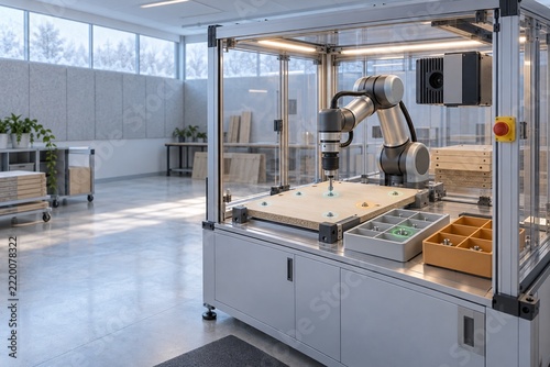 Edge AI Robotic Cell Recovering Reusable Furniture Fasteners
