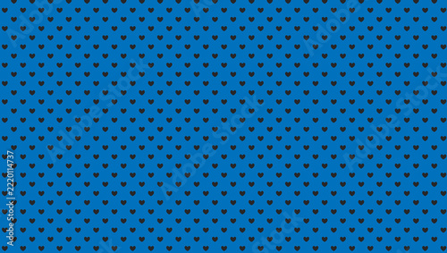 Black Heart shape Polkadot pattern on different Background yellow red green white blue