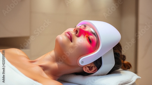 Biometric Red Light Therapy Mask Treatment at Spa
