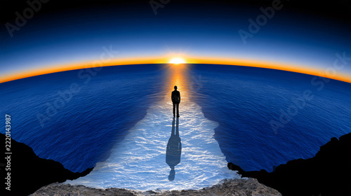 Visionary Sunrise  Overcoming Challenges, Inspirational Imagery