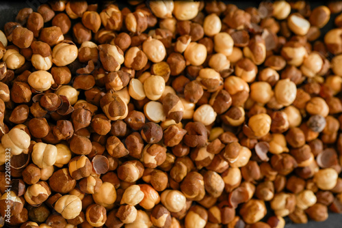 Roasted chana Closeup Photo, bhuna chana