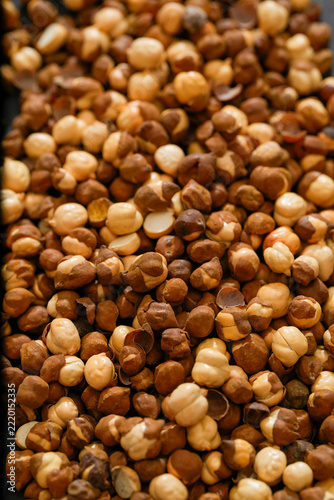 Roasted chana Closeup Photo, bhuna chana