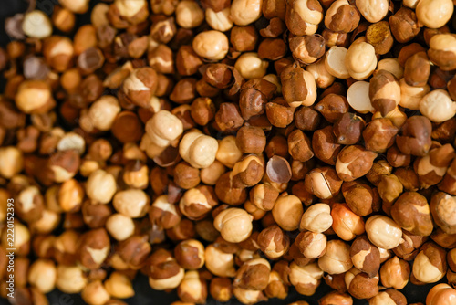 Roasted chana Closeup Photo, bhuna chana