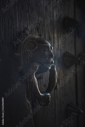 Door knocker for a church entrance
