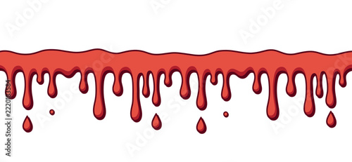 Realistic blood dripping