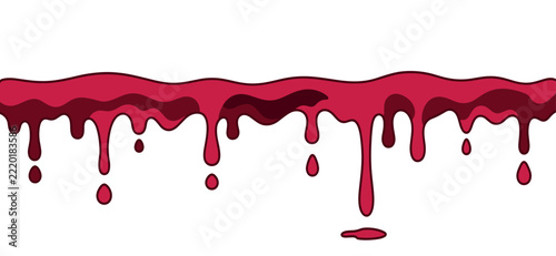 Realistic blood dripping
