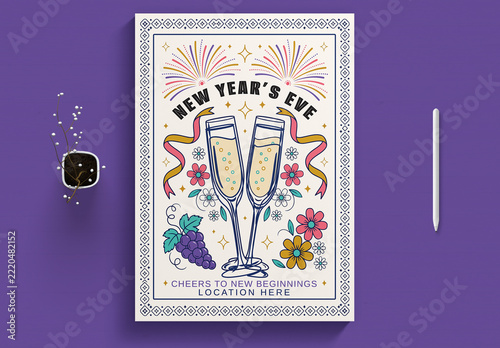 New Year Eve Party Flyer