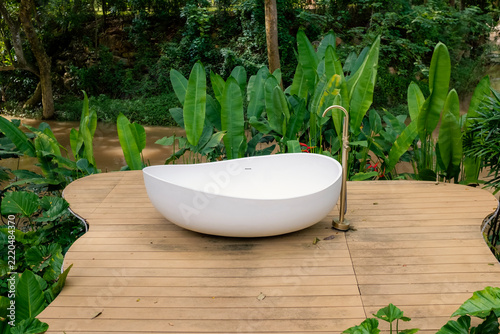 A bathtub