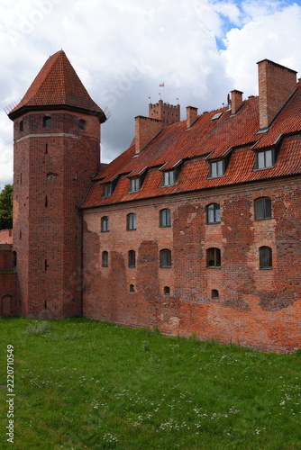 Malbork, Poland. A 14th-century Teutonic castle housing a museum of medieval artifacts, paintings, and amber collections.