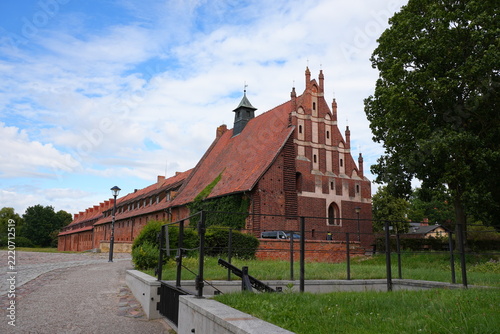 Malbork, Poland. A 14th-century Teutonic castle housing a museum of medieval artifacts, paintings, and amber collections.