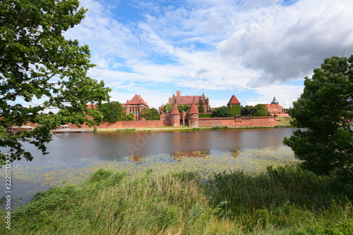 Malbork, Poland. A 14th-century Teutonic castle housing a museum of medieval artifacts, paintings, and amber collections.