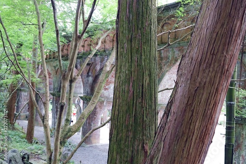 August 12, 2026; Kyoto City, Kyoto Prefecture, Japan.Scenery around the Suirokaku Water Bridge.