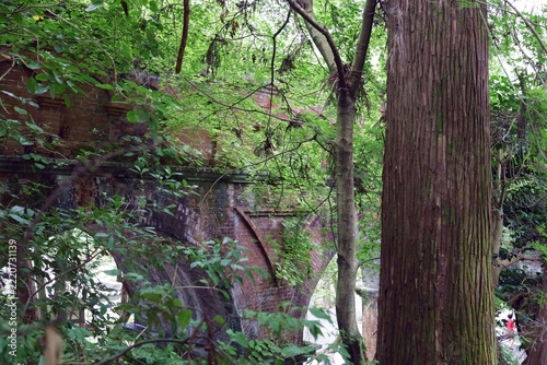 August 12, 2026; Kyoto City, Kyoto Prefecture, Japan.Scenery around the Suirokaku Water Bridge.