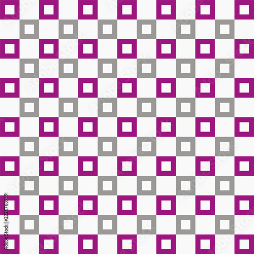 Vibrant colorful seamless checkered grid pattern. Square, block, tile, rectangle and quadrant shape in Memphis style. Geometric vector design wallpapers. Modern, hipster, and minimal aesthetics.
