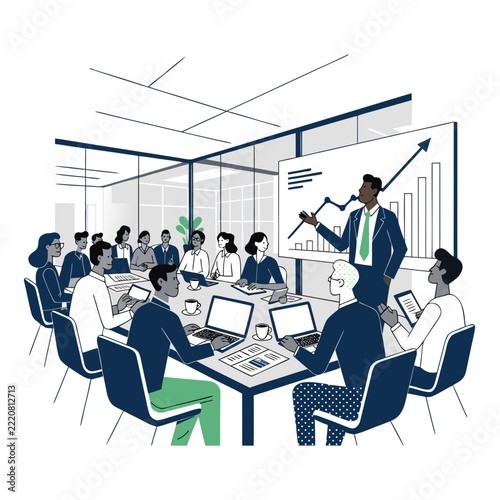 business meeting in the office
