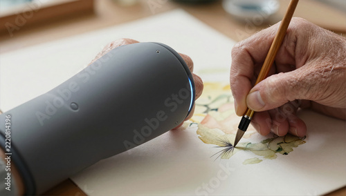 Tremor Stabilizing Wearable Smart Sleeve for Fine Motor Activities