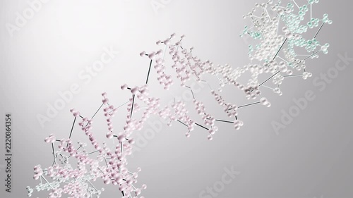 DNA Double Helix 3D Animation Genetics Biotechnology Science