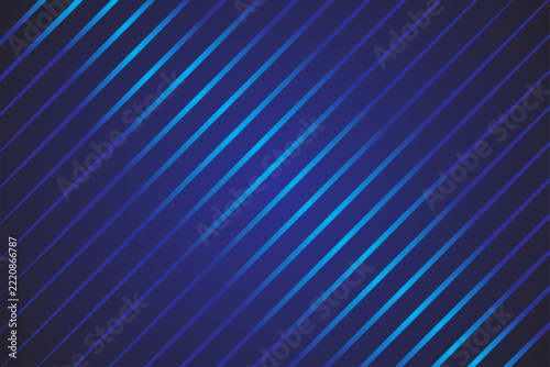 Abstract blue neon diagonal lines background