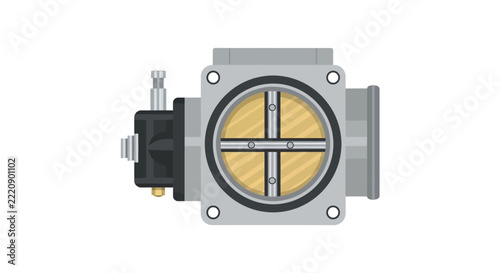 Car Throttle Body - Engine Air Intake Valve - Automotive Component